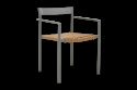DK karmstol - dusty green/natur