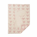 Moomin Heart ullfilt 65x90 cm - rosa