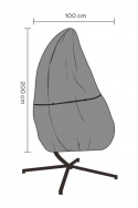 Möbelskydd hänggunga 100x200 cm. vattentät - svart