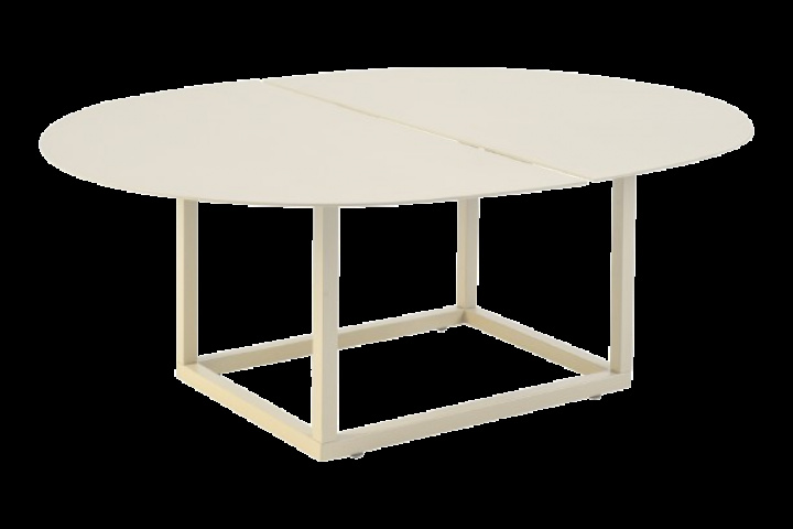 Olive soffbord 110x80 H40 cm - pearl white i gruppen Utemöbler / Loungemöbler / Loungemoduler / Soffbord & Sidobord - Loungemoduler hos Sommarboden i Höllviken AB (2505-58)