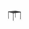 FOUR alu bord 90x90 cm - black/black