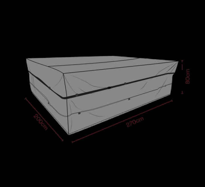 Möbelskydd soffgrupp 270x200x80 cm, andas - svart i gruppen Utemöbler / Möbelskydd / Möbelskydd & Underhåll hos Sommarboden i Höllviken AB (2570-820)