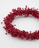 Winter krans med bär - red