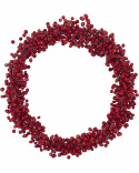 Winter krans med bär - red