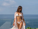 Butterfly bikinitrosa m/knyt - multi