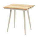Rio sidobord 50x45 - sandy grey/teak