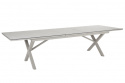 Hillmond matbord förlängningsbart 238/297x100 H73 cm - khaki/terrazzo beige
