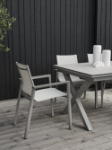 Hillmond matbord förlängningsbart 238/297x100 H73 cm - khaki/terrazzo beige