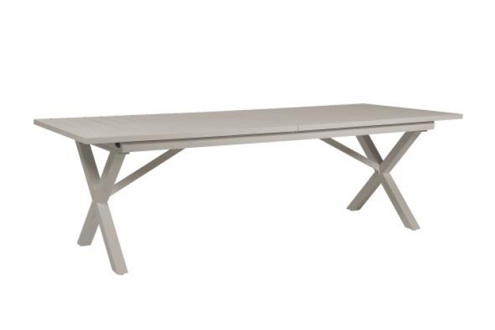 Hillmond matbord förlängningsbart 240/310x100 cm - khaki i gruppen Utemöbler / Material / Aluminiummöbler / Matbord - Aluminiummöbler hos Sommarboden i Höllviken AB (2646-21)