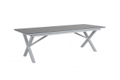Hillmond matbord förlängningsbart 238/297x100 - vit/grå