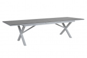 Hillmond matbord förlängningsbart 238/297x100 - vit/grå