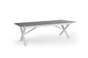 Hillmond matbord förlängningsbart 240/310x100 - vit/grå