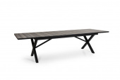 Hillmond matbord förlängningsbart 240/310x100 - svart/natur