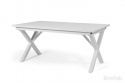 Hillmond matbord förlängningsbart 160/220x100x765 cm - matt vit