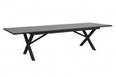 Hillmond matbord förlängningsbart 166/226x100 cm - svart/grå