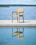 Delia karmstol - teak