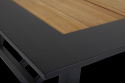 Chios matbord 240x100 H73 cm - svart/teak