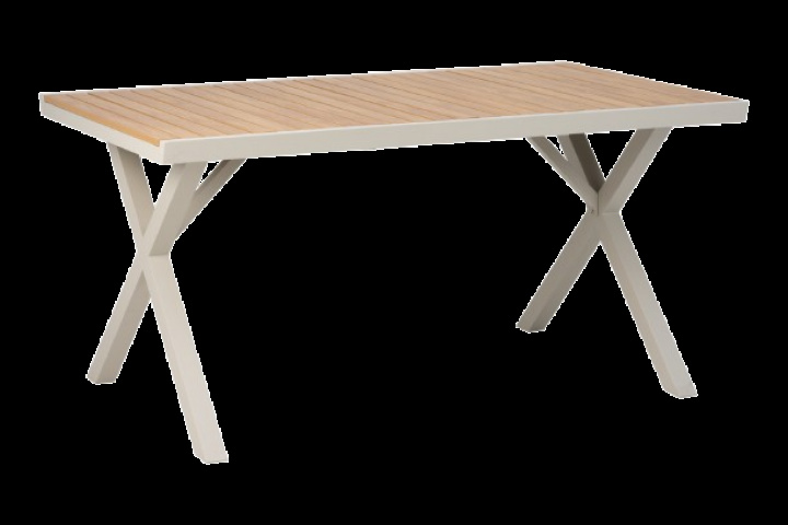 Cap matbord, large - light grey/natural i gruppen Utemöbler / Bord / Matbord hos Sommarboden i Höllviken AB (2768-71-660)