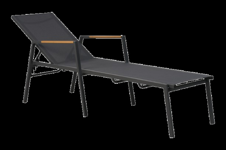 Cap vilsäng - antracit i gruppen Utemöbler / Relax / Solvagnar & Vilsängar hos Sommarboden i Höllviken AB (2769-73)