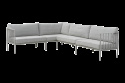 Upper hörnsoffa - light grey/digi grey dyna - DEAL