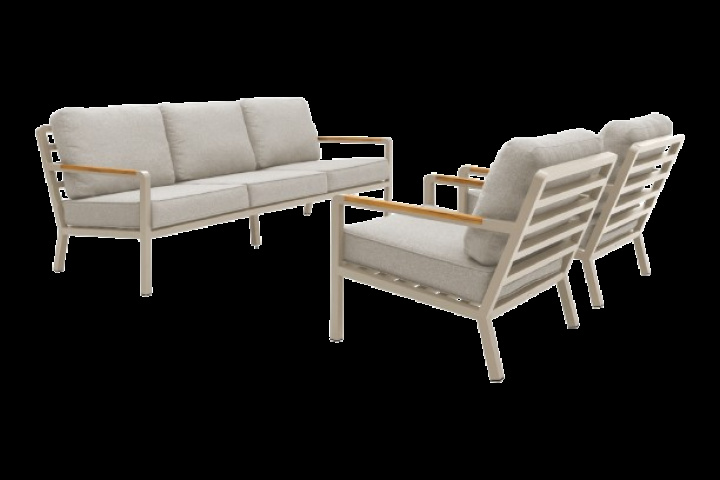 Nova soffgrupp - khaki/soft dusk dyna i gruppen Utemöbler / Loungemöbler / Loungegrupper / Färdiga paket hos Sommarboden i Höllviken AB (2813-21-297)