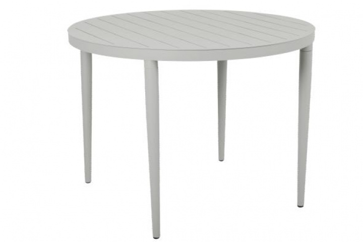 Bigby matbord Ø 100 H73 cm - light grey i gruppen Utemöbler / Bord / Matbord hos Sommarboden i Höllviken AB (2867-71)