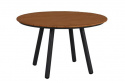 Bam Bo bord Ø 120 H73 cm - antracit/bambu