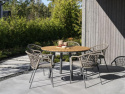 Bam Bo bord Ø 120 H73 cm - antracit/bambu