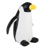 Pingvin bokstöd - svart/vit