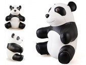 Panda bokstöd, sittande - svart/vit