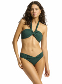 Halterneck bandeau bikinitopp - evergreen