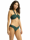 Halterneck bandeau bikinitopp - evergreen