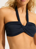 Halterneck bandeau bikinitopp - navy