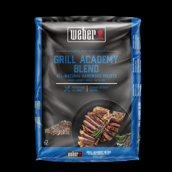 Träpellets - Grill Academy Blend 8 kg i gruppen Grillar / Grillredskap & tillagning / Rökträ hos Sommarboden i Höllviken AB (3401051)