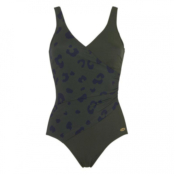 Julia baddräkt - khaki i gruppen Badkläder / Bikini & Baddräkter hos Sommarboden i Höllviken AB (35176-068)