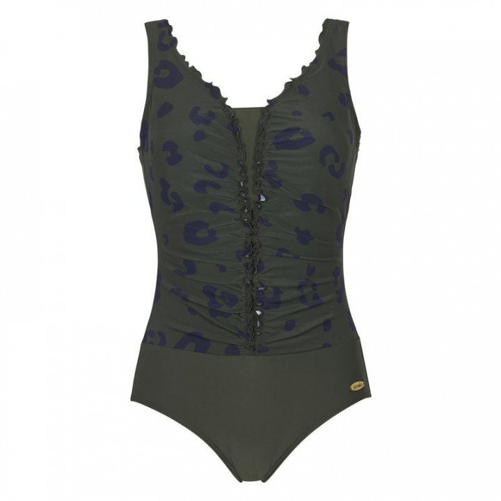 Jennifer baddräkt - khaki i gruppen Badkläder / Bikini & Baddräkter hos Sommarboden i Höllviken AB (35177-068)