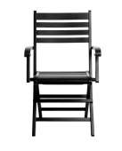 York vikbar stol - svart
