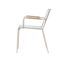 Matic karmstol - sandy grey/teak