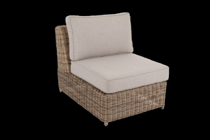 Glendon mittdel - rustic/beige dyna i gruppen Utemöbler / Loungemöbler / Loungemoduler / Mittdelar - Loungemoduler hos Sommarboden i Höllviken AB (3644-61-220)