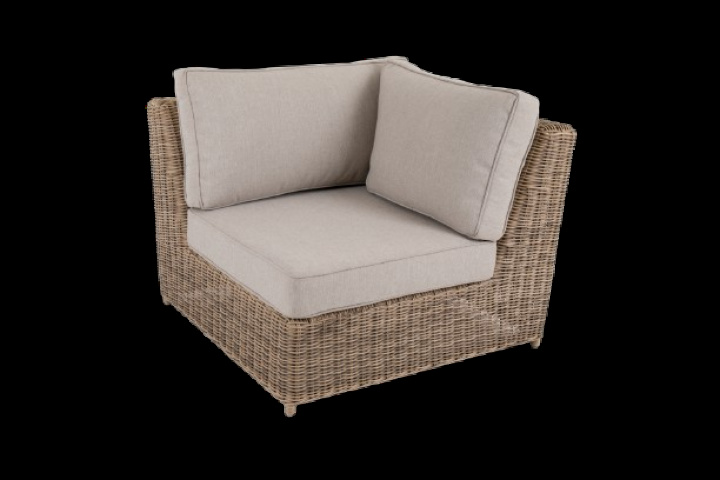 Glendon hörndel - rustic/beige dyna i gruppen Utemöbler / Loungemöbler / Loungemoduler / Hörndelar - Loungemoduler hos Sommarboden i Höllviken AB (3645-61-220)