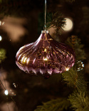 Dina glasornament - bordeaux