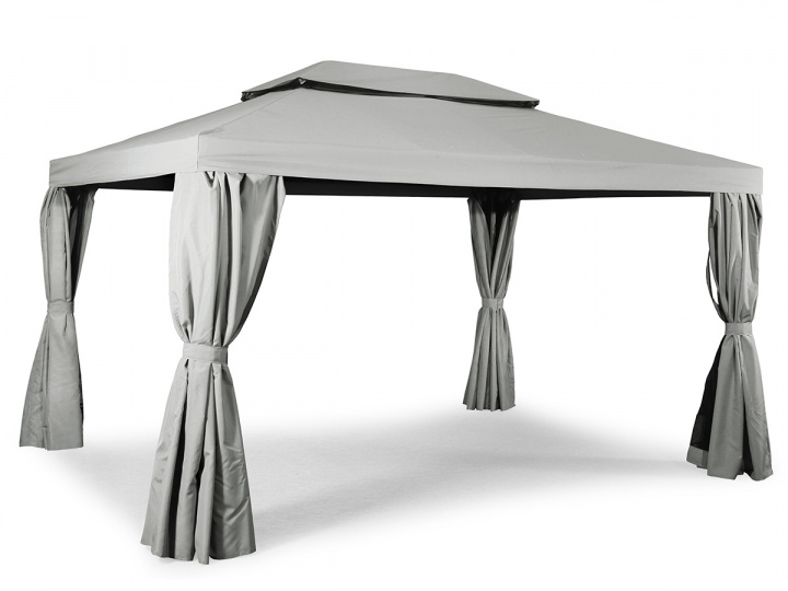 Luxor paviljong 300x400 cm - grå i gruppen Parasoller / Paviljonger hos Sommarboden i Höllviken AB (38130403)