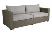 Funkia 3-sits soffa - beige/sand dyna