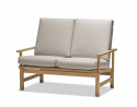 Soffa 2-sits - teak