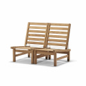 Fåtölj, byggbar - teak