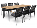 Lerdala matbord 210x90 H76 cm - brun