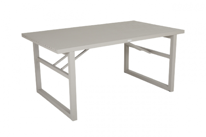 Vevi matbord 160x90 H73 cm - khaki i gruppen Utemöbler / Material / Aluminiummöbler / Matbord - Aluminiummöbler hos Sommarboden i Höllviken AB (4028-21)