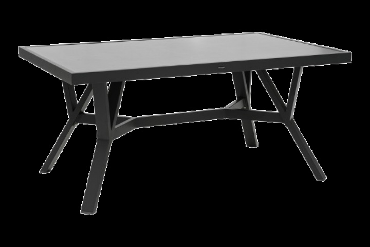 Samvaro soffbord hög, 140x90 H65 cm - antracit/glas i gruppen Utemöbler / Bord / Soffbord & Sidobord hos Sommarboden i Höllviken AB (41460-73-73)