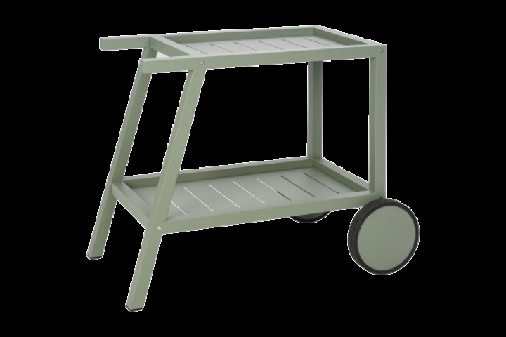 Samvaro serveringsvagn - dusty green i gruppen Utemöbler / Tillbehör ute / Serveringsvagnar & Brickor hos Sommarboden i Höllviken AB (4149-32)