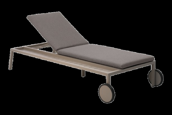 Samvaro vilsäng - khaki/soft dawn dyna i gruppen Utemöbler / Relax / Solvagnar & Vilsängar hos Sommarboden i Höllviken AB (4158-21-796)